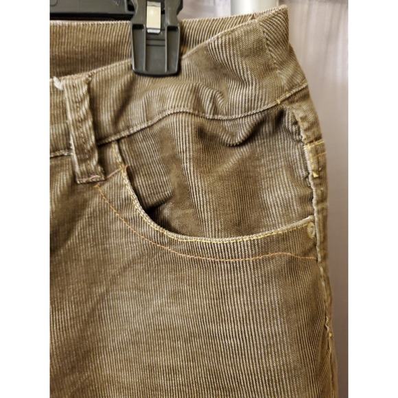 Z Cavaricci Y2k Flare Corduroy Pants Women's‎ Size 14 Brown Casual - Picture 5 of 10